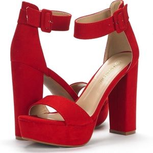 Women's Hi-Lo High Heel Platform Pump Sandals
Wedge